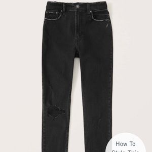 Abercrombie high rise skinny jeans